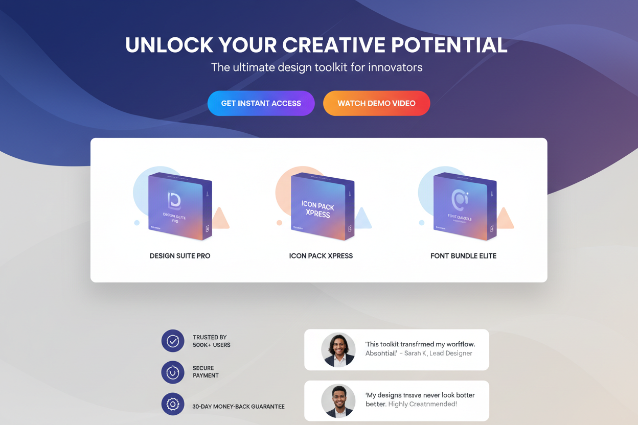 atrractive sales page